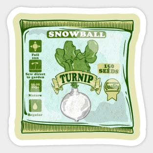 Turnip seeds Sticker